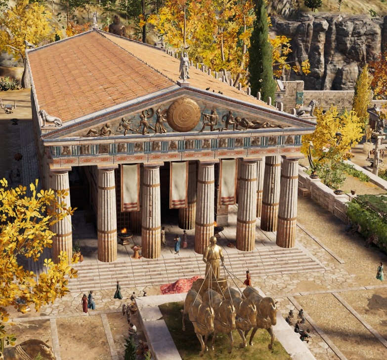 Temple of Apollo in Delphi, Reconstructed