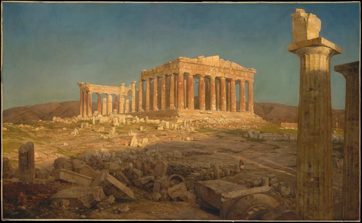 Frederic Edwin Church, The Parthenon (1871) - the temple of Athena above Athens