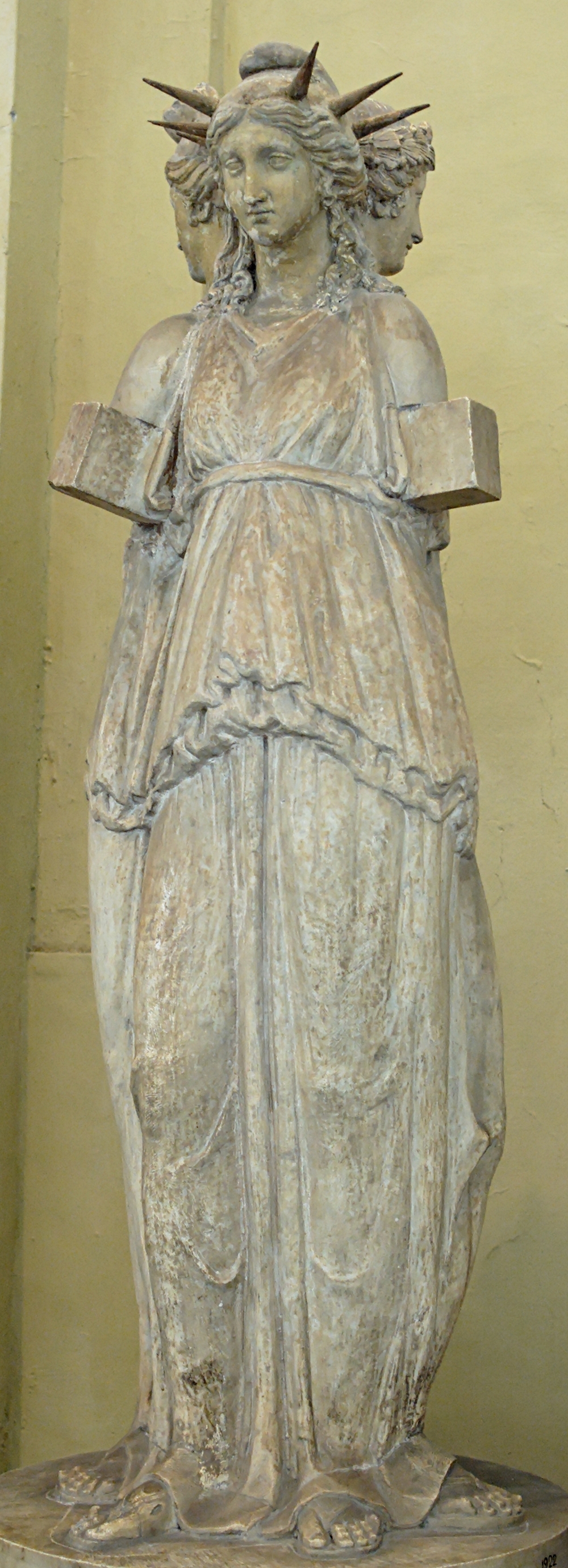 Hecate 
        Chiaramonti, Roman 
        marble sculpture, Vatican Museums