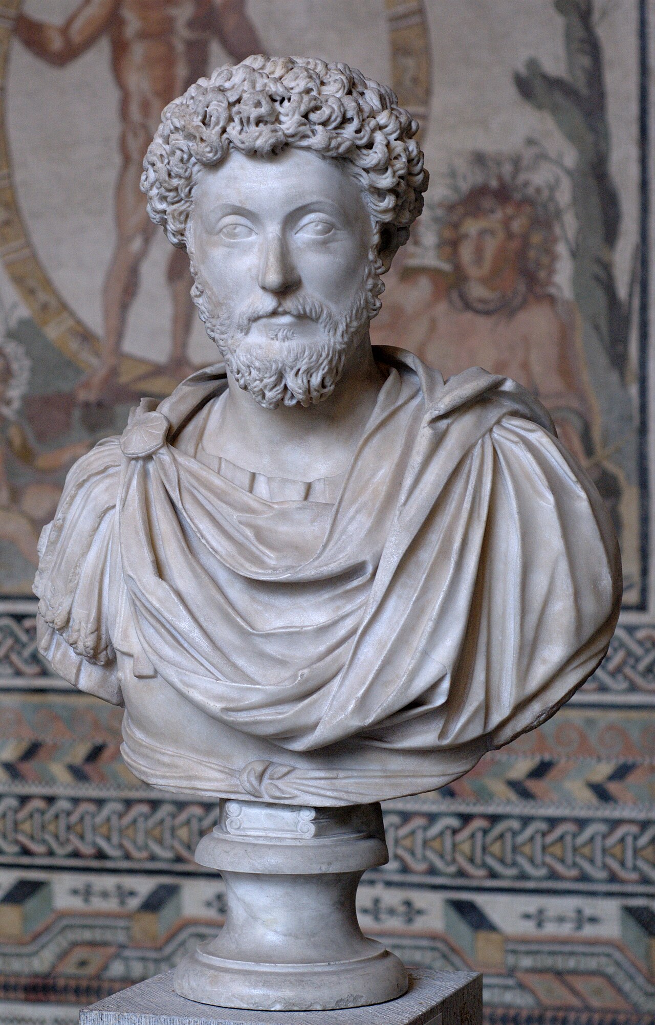 Bust of Marcus 
        Aurelius, 
        Glyptothek, Munich
