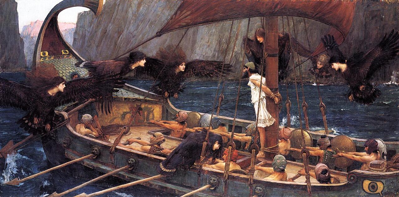 Ulysses and the Sirens by 
        John 
        William Waterhouse, 1891