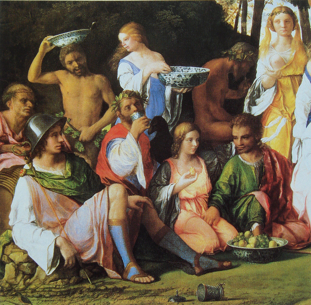 The
        Feast of the 
        Gods by Giovanni Bellini, 1514