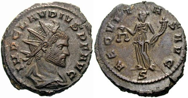 Antoninianus of Claudius II