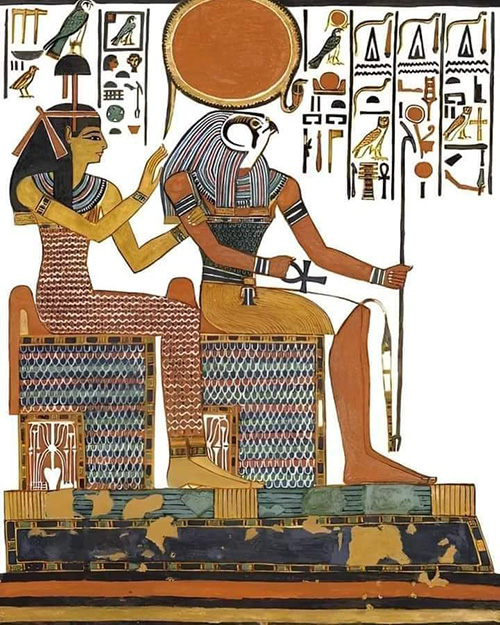 Ra and Hathor