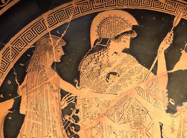 Athena and Theseus