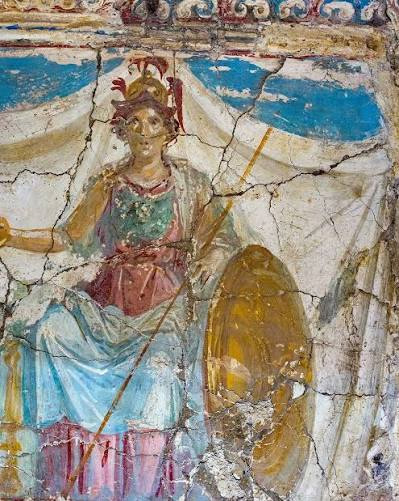 Minerva in a Pompeian lararium