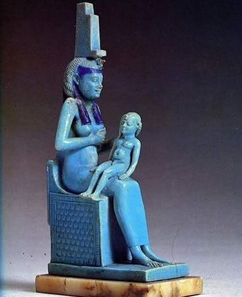 Isis nursing Horus