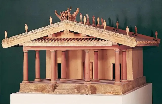 Model of the Temple of Menrva at Veii