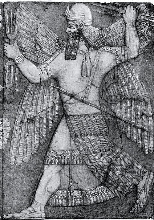 Assyrian relief of Ninurta