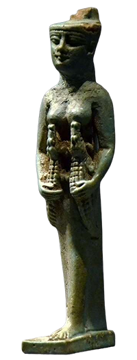 Neith suckling crocodiles