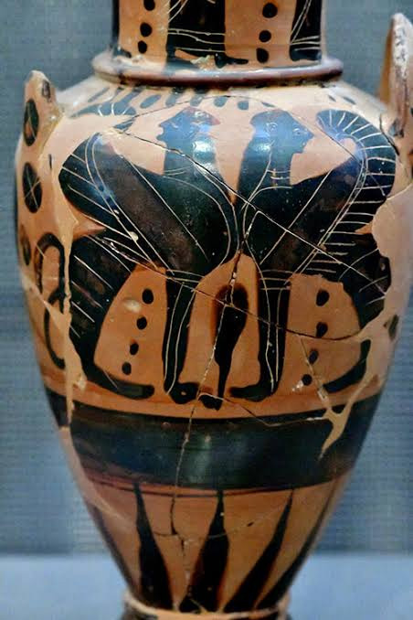 Tyrrhenian amphora with sphinxes