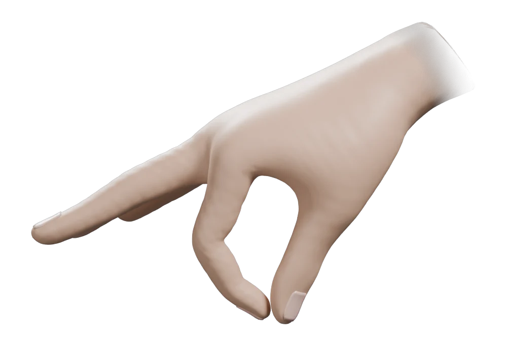 Chin Mudra: Side view from the practitioner's left