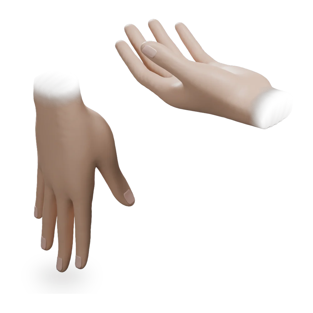 Bhumisparsha Mudra: Three-quarter view from the practitioner's left