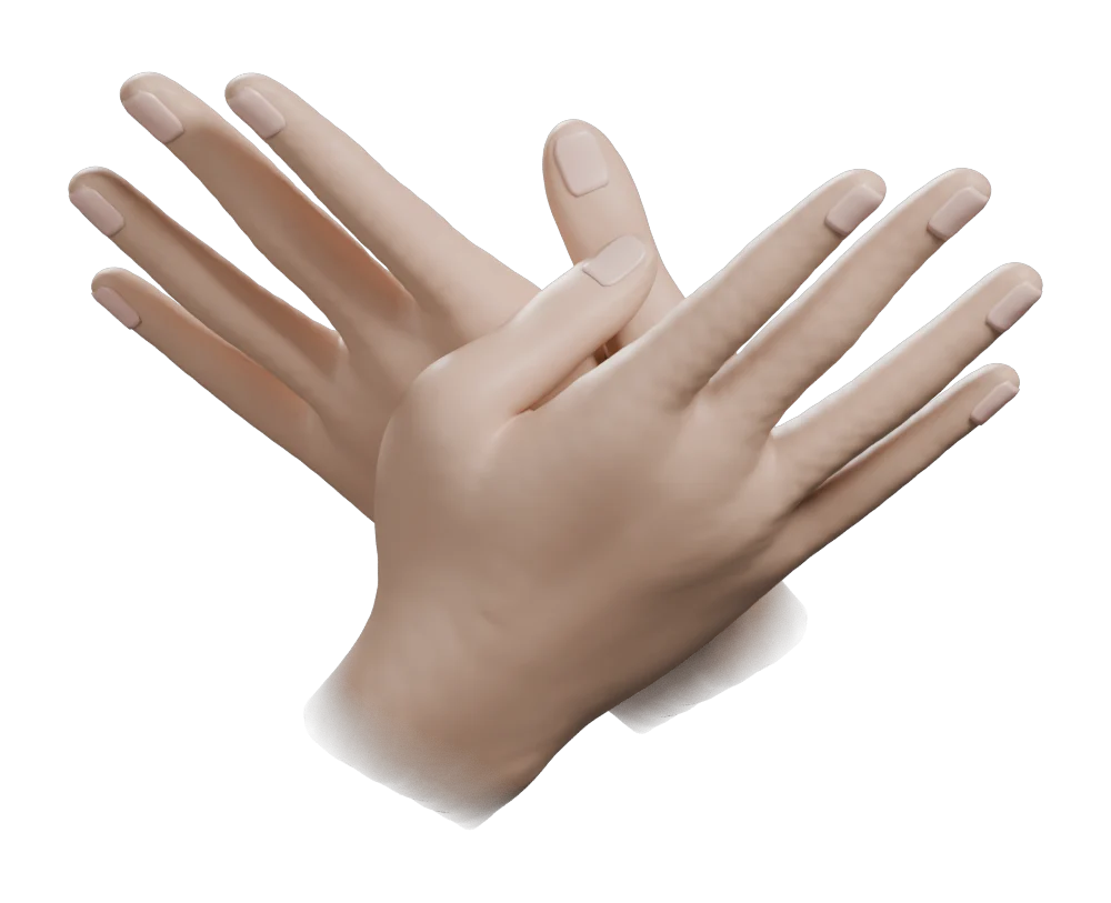 Naga Mudra: Observer's view, from above