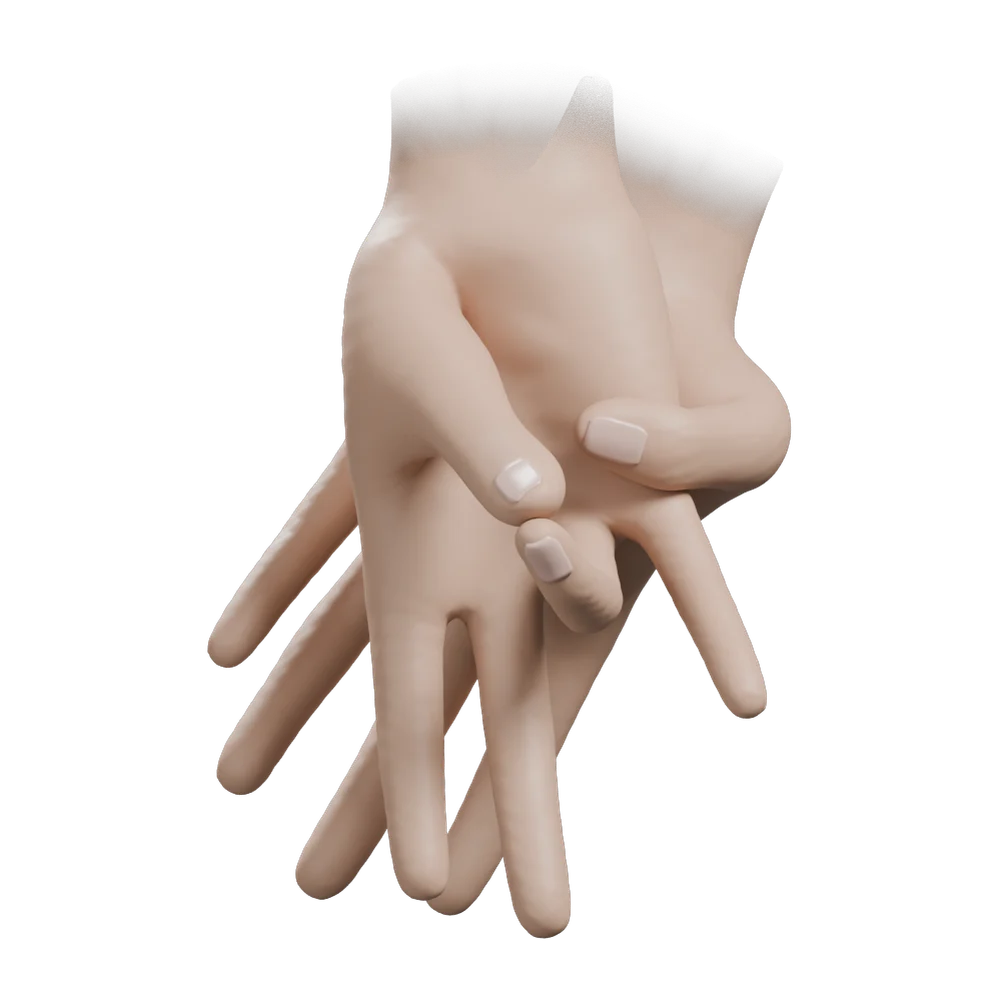 Makara Mudra: View from above