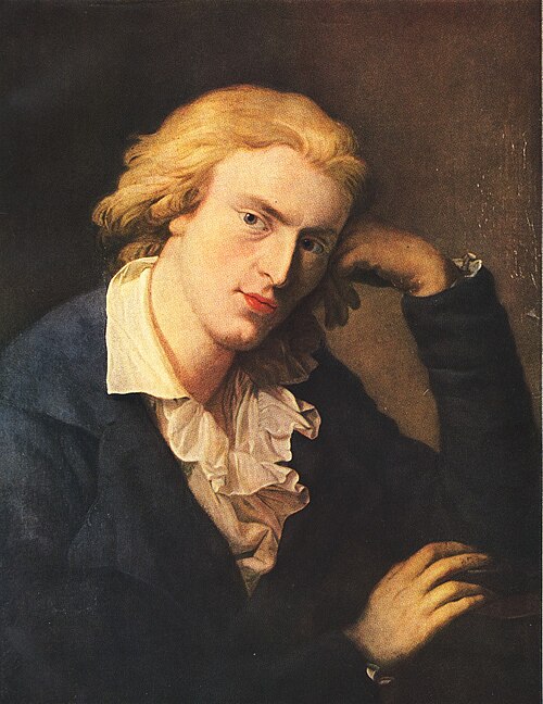 Friedrich Schiller by Anton Graff, begun 1786 and completed 1791; Dresden City Art Gallery