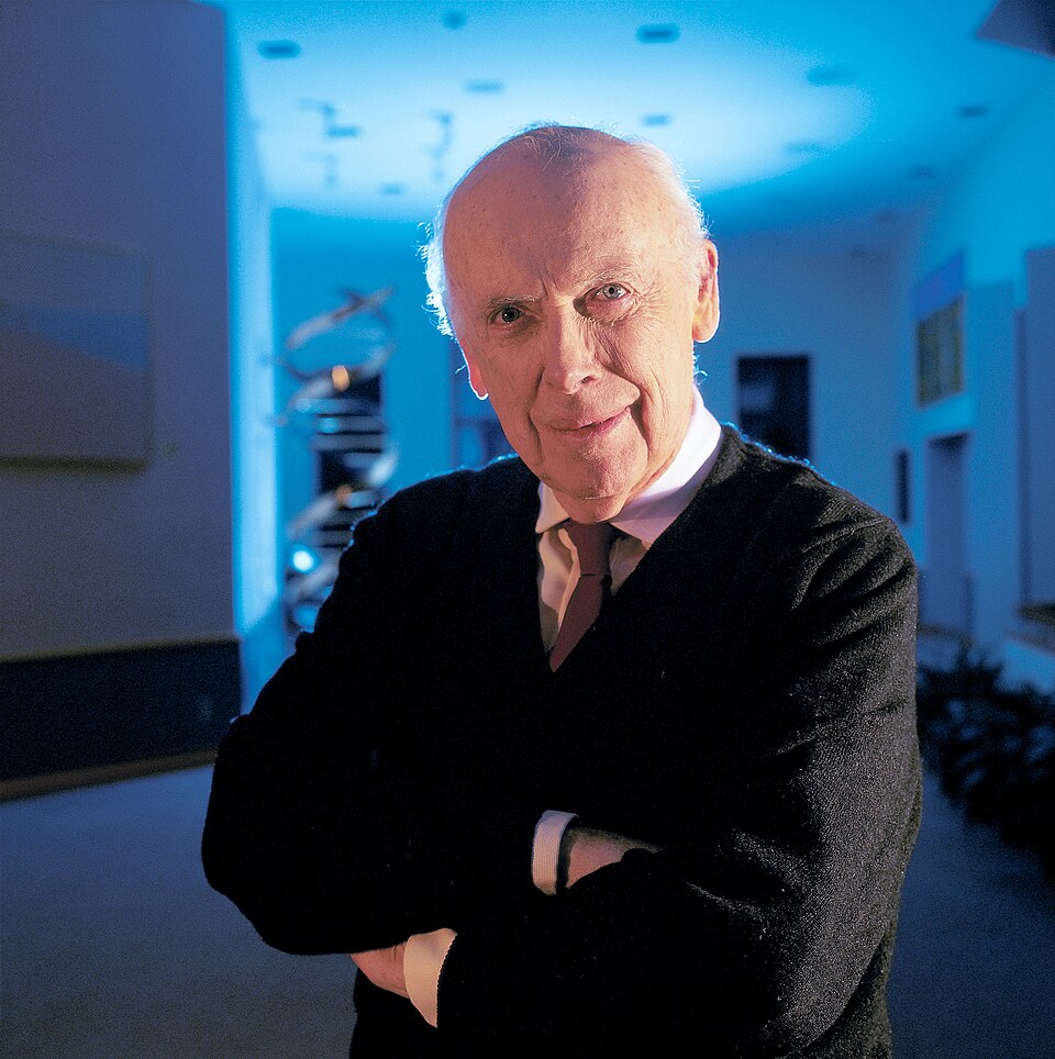 James D. Watson; photograph taken on an unestablished date, posted by 2006