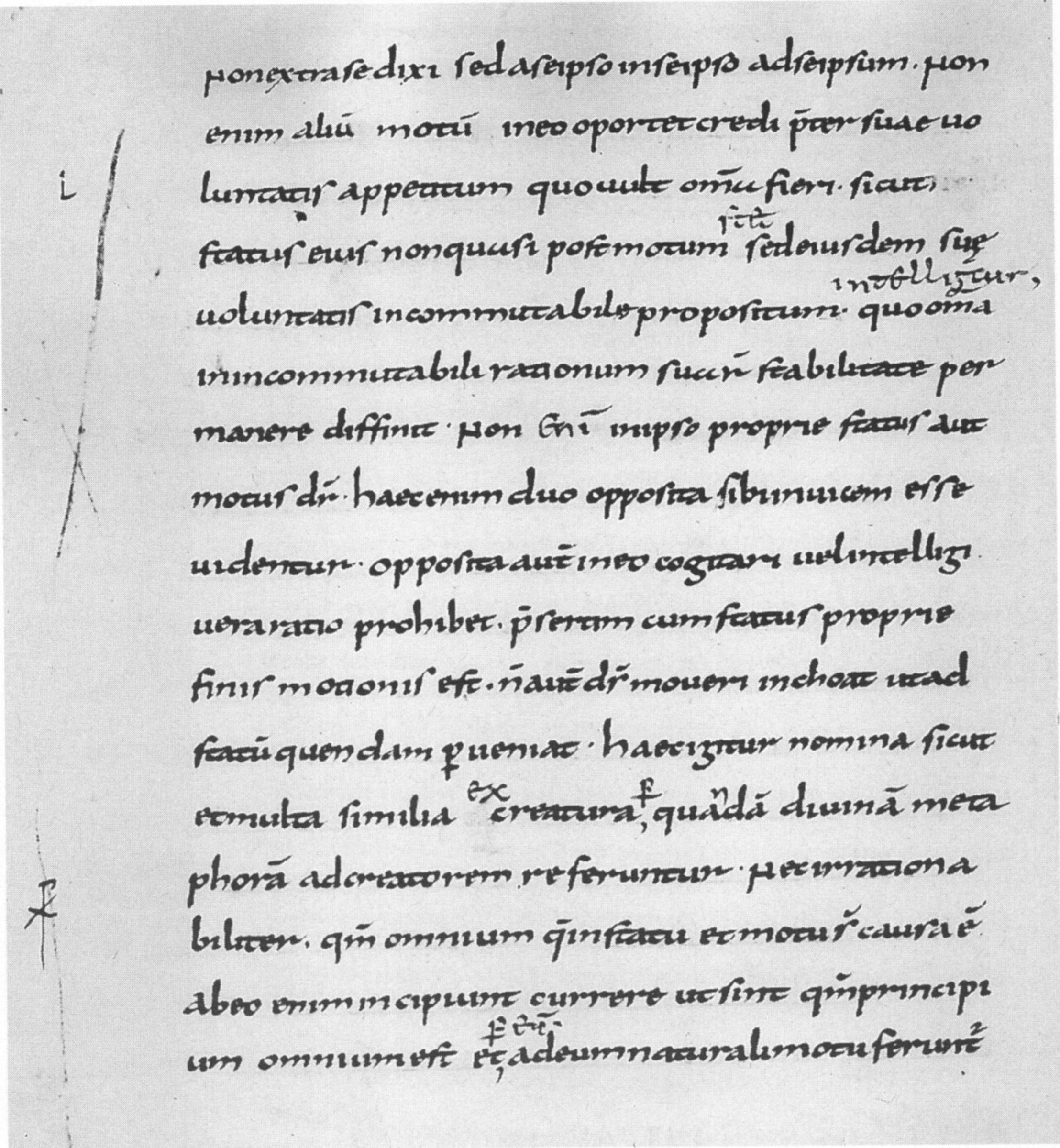 Eriugena’s Periphyseon, Reims, Bibliothèque municipale MS 875, folio 15v, ninth century. The manuscript is considered partly autograph; this is a textual witness, not a portrait