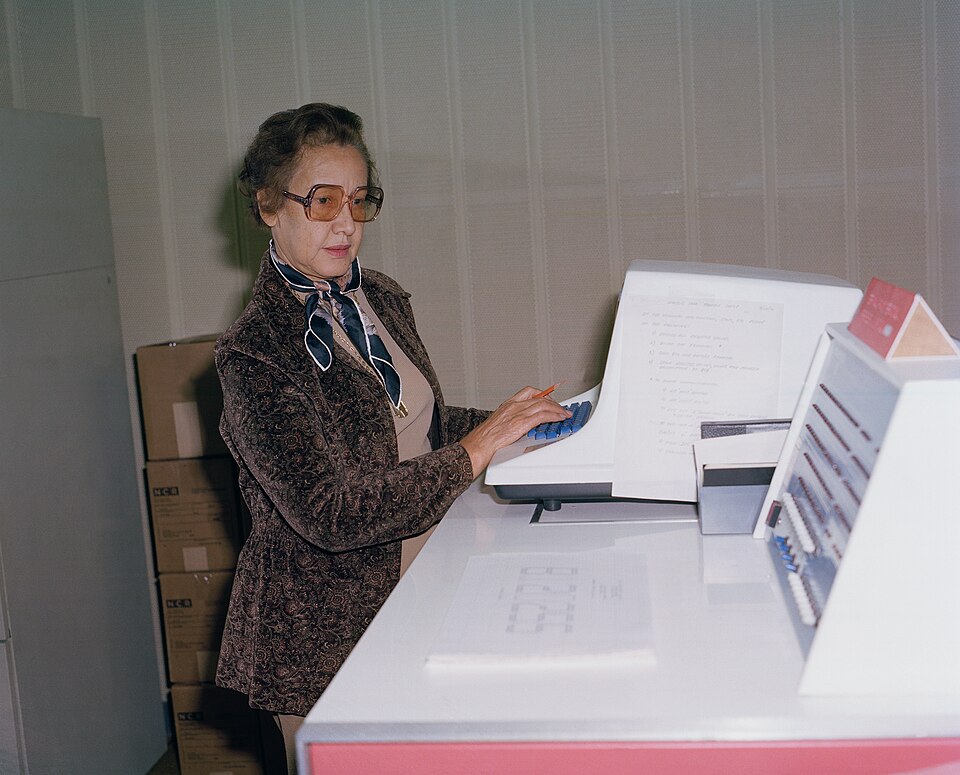 Katherine Johnson at NASA Langley Research Center in 1980